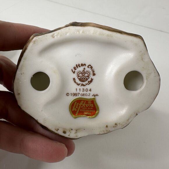 Vtg Lefton China Hand Painted Rooster Hen Figurines 11304 Farm Country Chickens - Picture 7 of 11